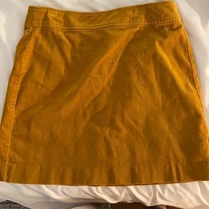 Corduroy mini skirt